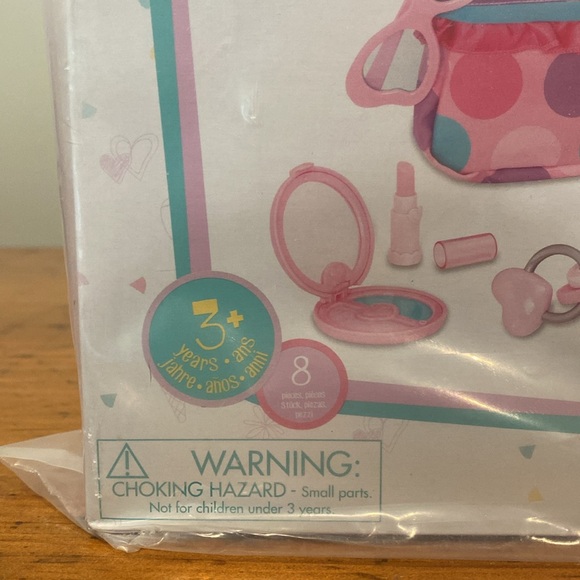 Play Circle by Battat Princess purse style set pretend play multicolor bag NIB - Picture 3 of 7